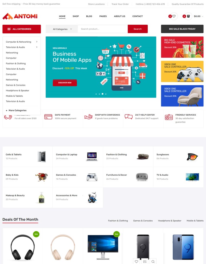 demo web tiendas electrónicas